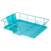 Space-Saving 3-Piece Dish Drainer Rack Set: Efficient Kitchen Organizer for