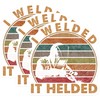 (3 Pack) Welder Decals - Funny Welding Sticker - I