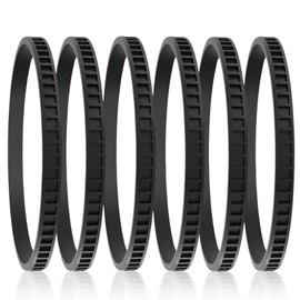 6 Pack 45-69-0010 Replacement Blade Pulley Tires Deep Cut Band Saw - For Milwaukee 6230 6232-6 6238-20 2729-20, P-ortaband AO2807 6225 6238N - Rubber Drive Belt for Band Saw Wheels