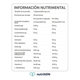 Suplementos Fertility Support NutriADN Sin Sabor