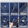 20 PCS Replacement Jean Buttons No Sew 17 mm Buttons