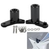 Motorcycle Frame Sliders, PSLER Carbon No Cut Frame Slider Crash