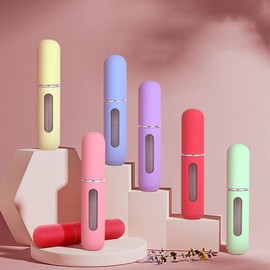 Colorful perfume bottle, macaron perfume bottle, perfume dispenser pump type - Pink / 색을 담은 향수공병 마카롱향수병 향수소분 펌프식 - 핑크