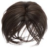 Gray Hair Kinkle Human Hair Parting Type Dark Black
