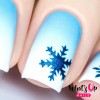 Whats Up Nails Silver Jolly Snowflakes Stencils for Nails, Christmas