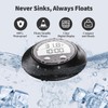 Silicone Cover Ice Bath Thermometer with Timer, Waterproof Floating Water