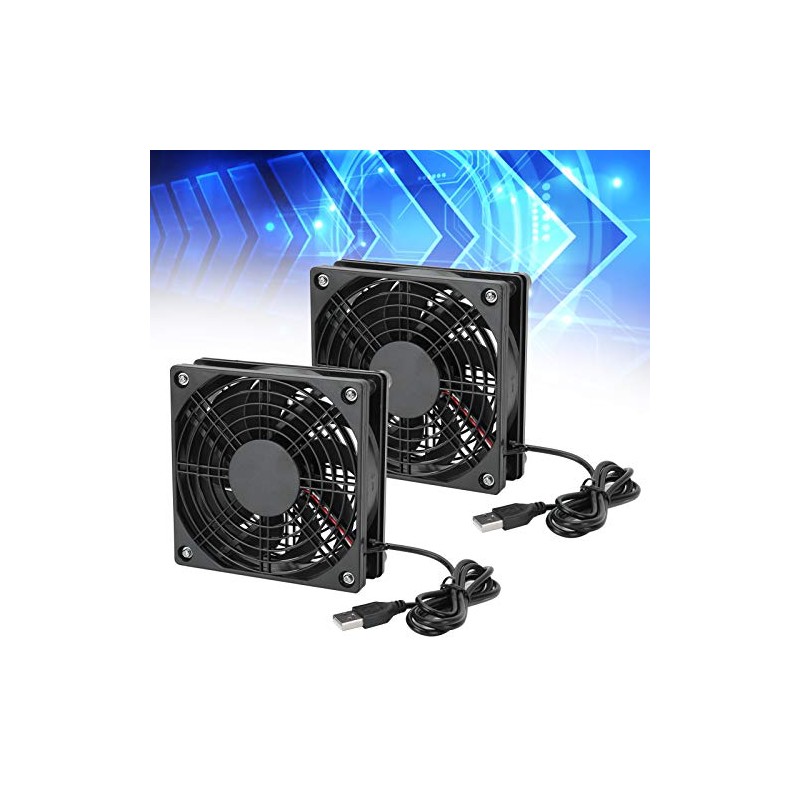 Ventilador de Refrigerador de Caja de Computadora de 2 Piezas