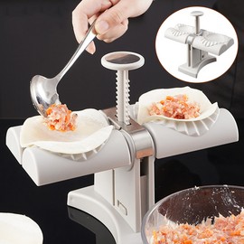 Dumpling Maker, Double Head & Stainless Steel, Kitchen Accessories