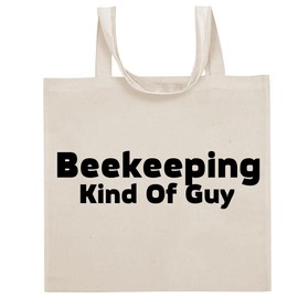Tracy Gifts Beekeeping Kind Of Guy - Funny Sayings Cotton Canvas Reusable Grocery Tote Bag