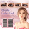 Sixstarhair Eyelashes Individual Kit Wispy Cluster Lashes with Lash Glue
