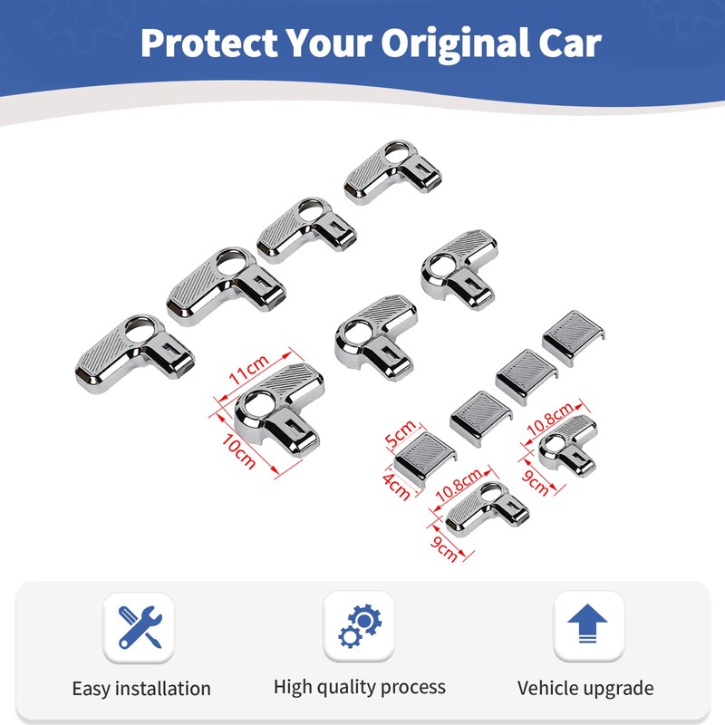 JOSHELA for Bronco Hardtop Roof Removal Switch Handle Trim Cover