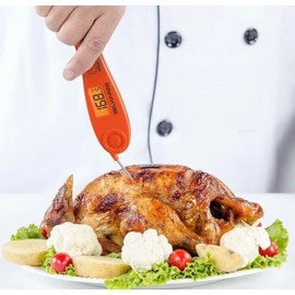 Belwares Meat Thermometer Digital Instant Read Food for Kitchen Batteries Included