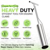 SturdyShape Clam Gun for Clamming Stainless Steel with Vent V4