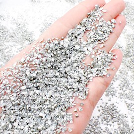 Tidyworm Nail Stone 100-Piece Set 3D Rhinestone Clear C Nail Parts Stone Jewelry Deco Parts