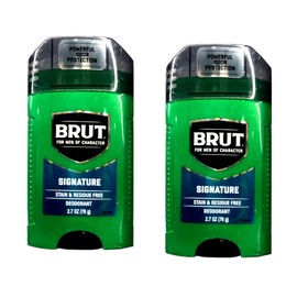 Brut Deodorant Signature Scent 2.7 Oz. (Pack of 2)