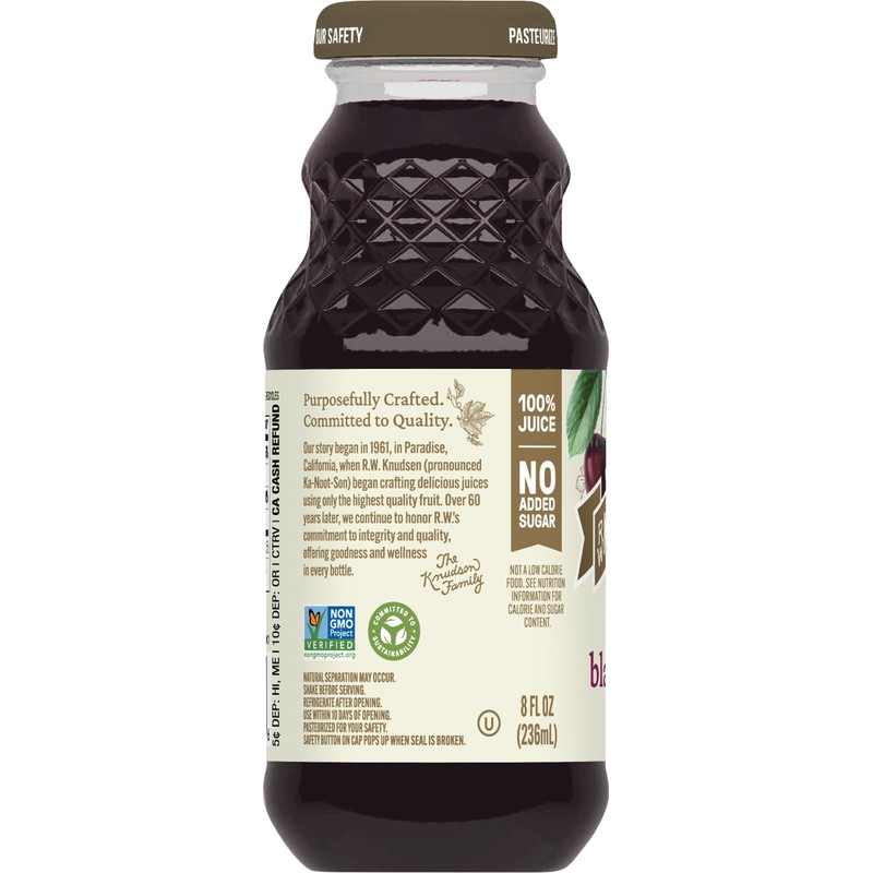 R.W. Knudsen Just Black Cherry Juice, 8 fl oz (12