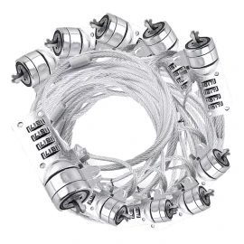 Importeek 10pz Candado Cable Seguridad Computadora Pc Laptop Portatil