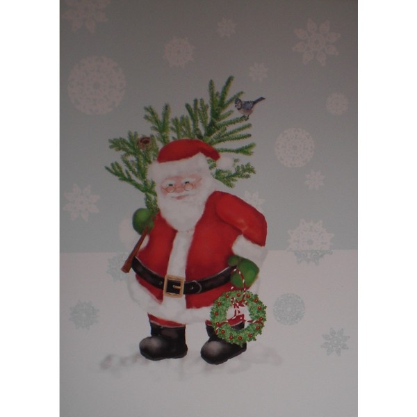 Christmas Tree / Santa / Snowflakes Note Cards w/ Envelopes