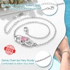 Foot Jewelry Ankle Bracelets For Women March Birthstone Heart Infinity