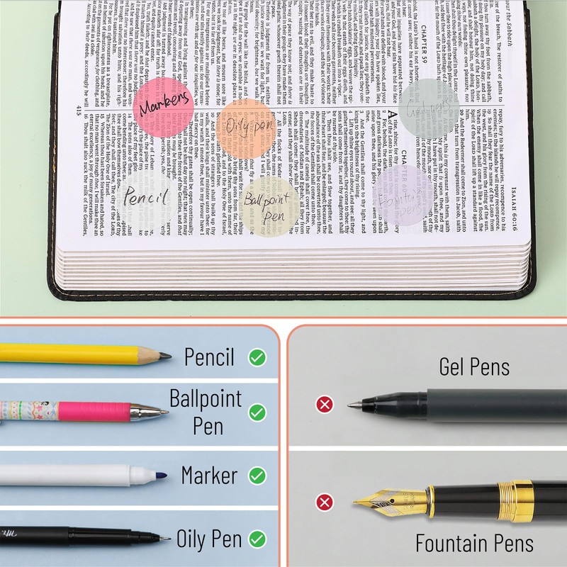 Mr. Pen- Transparent Sticky Notes, 560 Pcs, Pastel Colors, Round