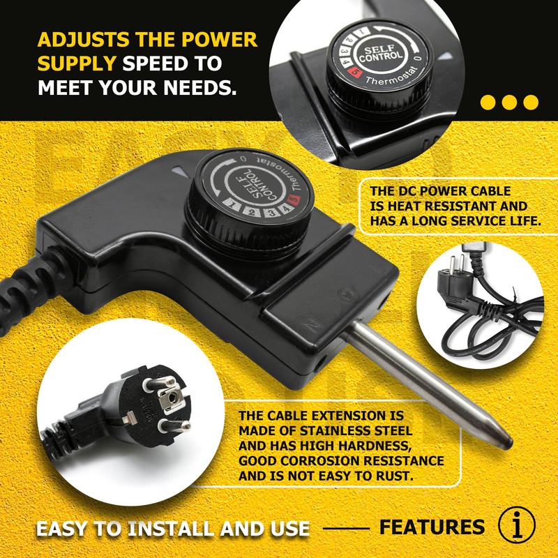 DOJA Barcelona | Thermostat Cable for Electric Iron | 10A