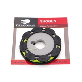 DRAGONtail Shogun Furled Tenkara Line with Line Holder (Light-Weight Yellow All-Purpose line Quality Made in USA)