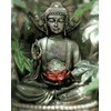 Meecaa Paint by Numbers Buddha Lotus Kit for Adults Beginners
