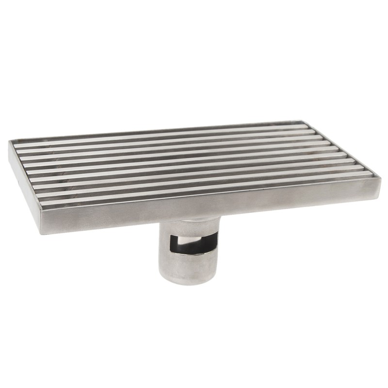 304 Stainless Steel Linear Shower Drain Thickened Lengthened 8 Inch
