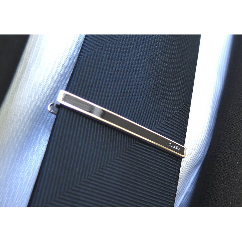 mila schon Simple Black Tie Bar (Tie Clip/Tie Clip)