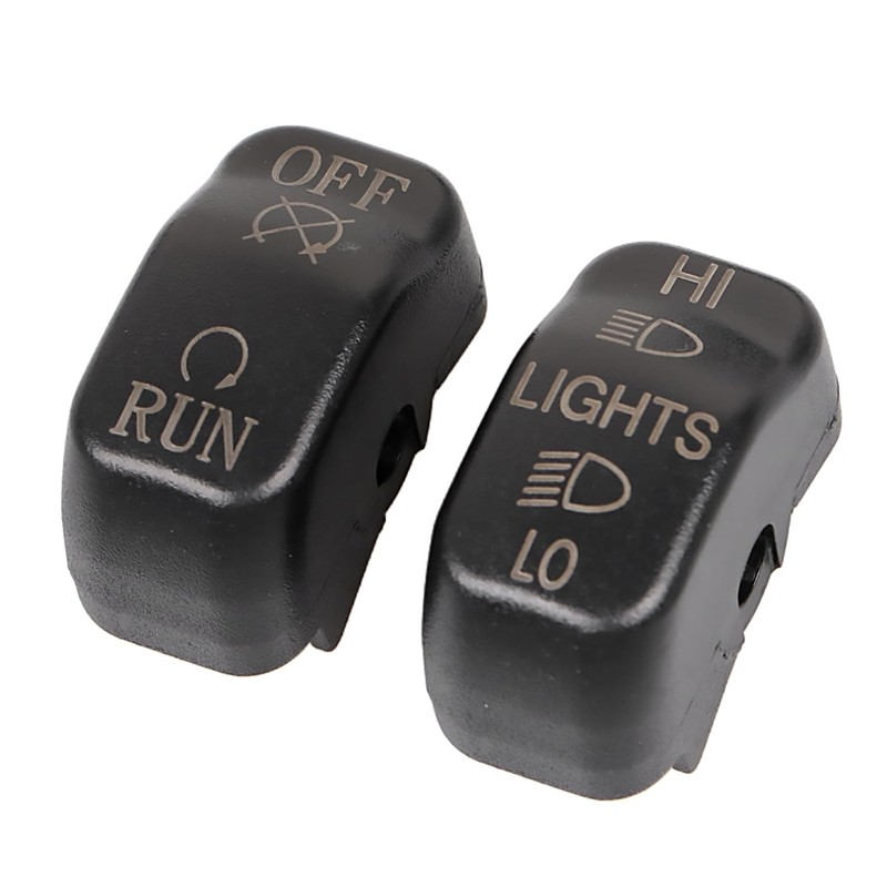 XMMT Black Hand Control Switch Housing Caps Fit for Harley