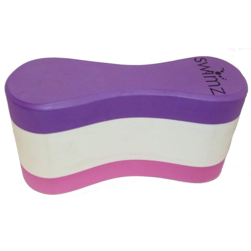 Swimz Senior Club Pull Buoy - Purple/White/Pink