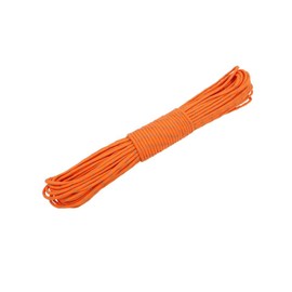 CRSHIP Reflective Guy Line Camping Paracord 0.08 inch (2 mm) Tent Cord Guyline Rope for Camping Tent Tarp Hiking Nylon Paracord Rope (Orange, 60M)