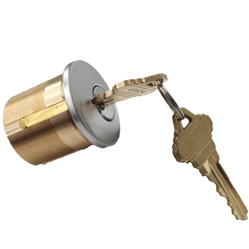 MOUNTPARTS 2PCS Mortise Lock SC1 KD Cylinders Adams Rite 4Keys