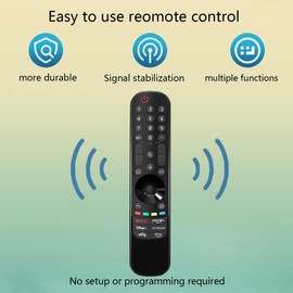 GHUST Replacement Magic Voice Remote Control for LG OLED evo B4 C4 G4 Series UR340C Series UHD Commercial Smart TV OLED83C4PUA OLED55B4PUA OLED65B4PUA OLED77B4PUA 55UR340C9UD 75UR340C9UD 86UR340C9UD