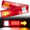 XUKEY Waterproof Rear LED Submersible Trailer Tail Light Kit Boat
