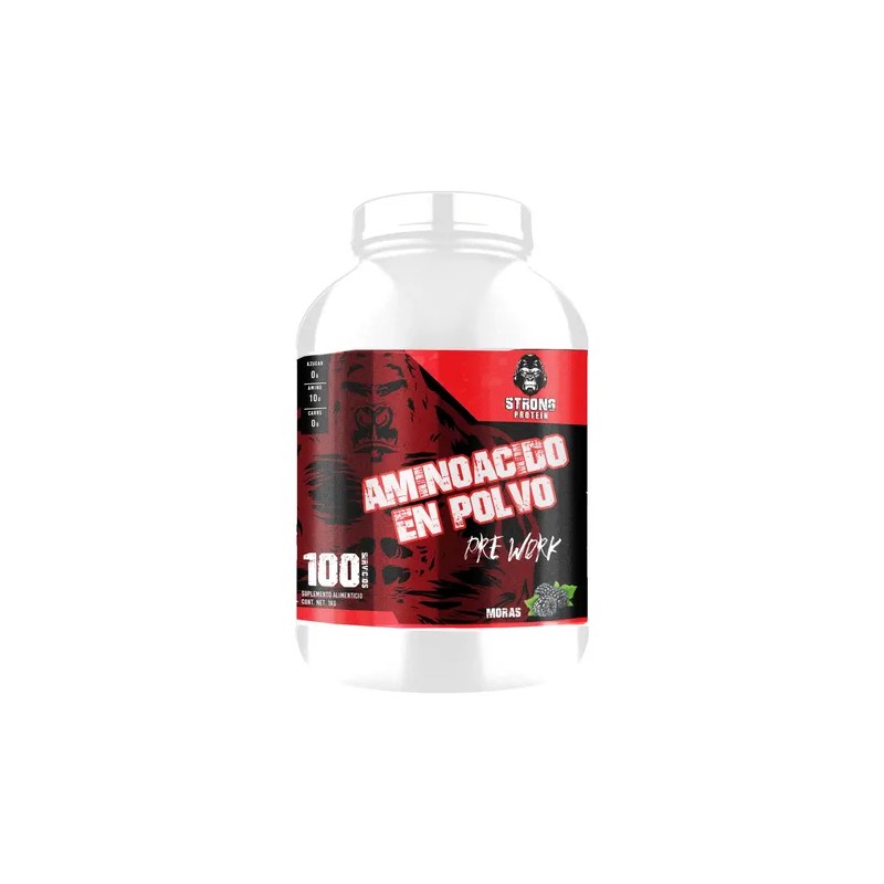 Aminoácidos Strong Protein 1kg Prentreno Varios Sabores