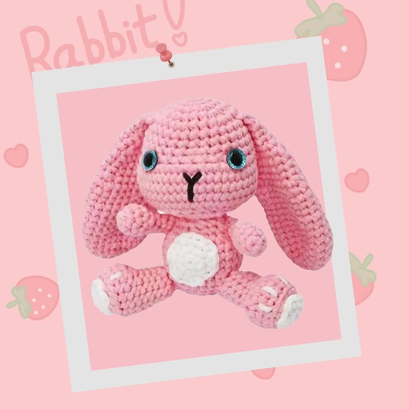 Crochet Kit for Beginners,Crochet Animal Kit for Beginners with Step-by-Step