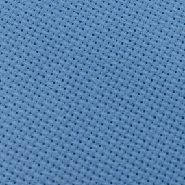 KCS 4/6 piezas de 12 x 18 pulgadas (30 x 45 cm), tela de punto de cruz de algodón con abalorio de 18 quilates (6 piezas, azul claro + azul real)