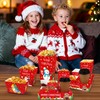 Jansun Christmas Movie Night Snack Trays 100Pcs Party Paper Bowls