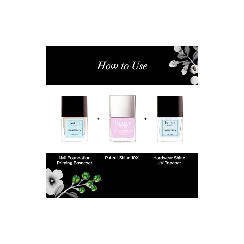 Patent Shine 10X Nail Lacquer - English Lavender by Butter
