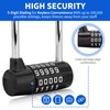Lpraer Pack of 2 Long Padlock Combination Lock 5-Digit Password