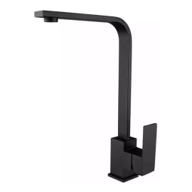 Sym shim Llave Monomando Negro Mate Para Cocinas Modernas Exhibicion