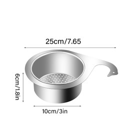 2 PCS Colador Fregadero, Swan Sink Strainer Basket, Colador para Fregadero de Cocina en Forma de Cisne, Cesta de Drenaje de Fregadero para Filtradores de Alimentos