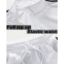 MACHLAB Men's Activewear Full Zip Warm Running Tracksuit Sports Set Casual Sweat Suit Haze Blue XL