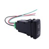 WeiSen Push Switch with Fog Lights Symbol Blue Backlight ON-Off