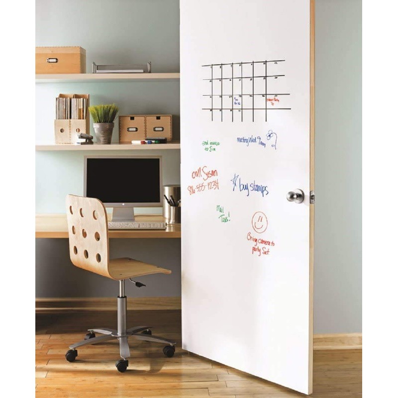 Rust-Oleum 241140-2PK Specialty Dry Erase Brush-On Paint Kit, White, 2