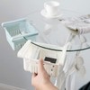 WDDP 3-Piece Set Extendable Fridge Organiser, Fridge Drawer Organiser, Adjustable
