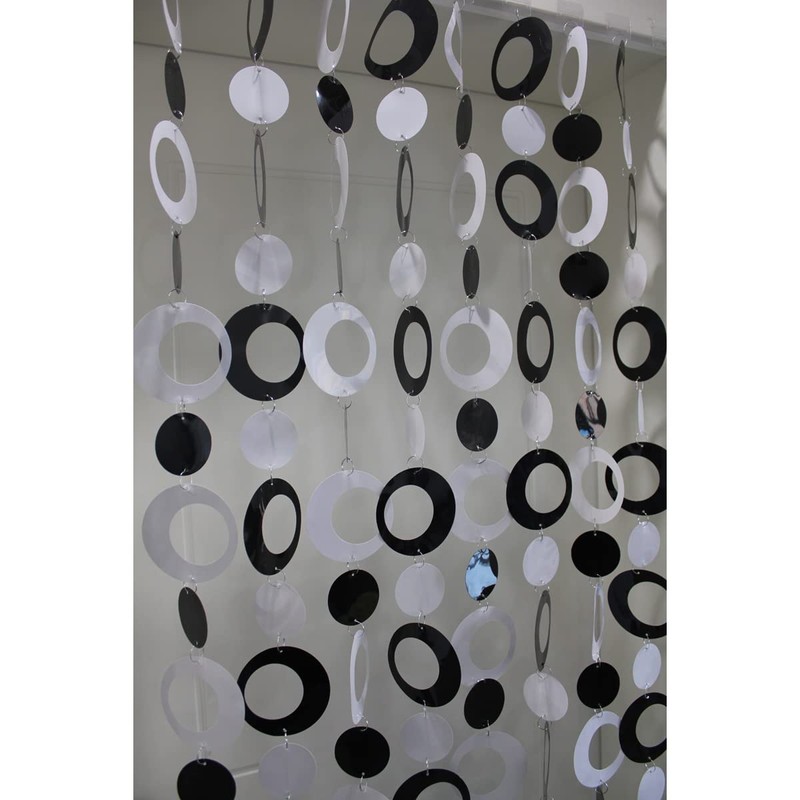 QueenBox® 63in 8pcs Round Sequin Beaded Curtain, Bling Door String