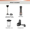 BLACK+DECKER Kitchen Wand Cordless Immersion Blender, Hand Blender with Charging