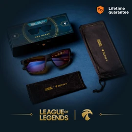 Horus X ® • Gaming Glasses • Blue Light Filter Computer Screen Glasses | Against Fatigue & Eye Strain | League of Legends Edition